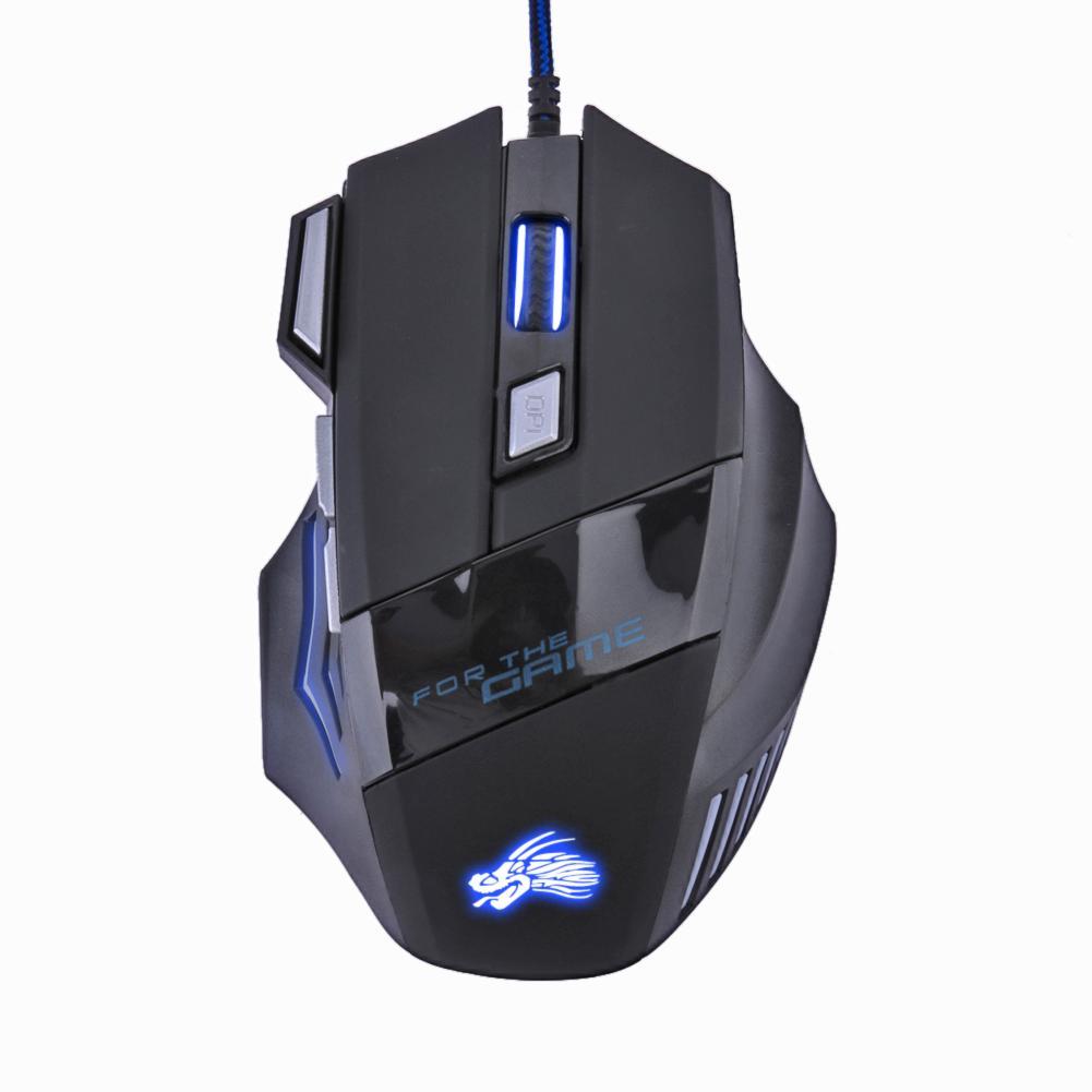 5500DPI LED Optical USB Wired Gaming Mouse 7 Buttons Gamer Computer Mice, 501 Original
5500DPI LED Optical USB Wired Gaming Mouse 7 Buttons Gamer Computer Mice, 501 Original