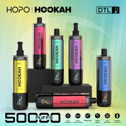 HOPO Hookah DTL 50000 Puffs Disposable Vape Wholesale Hopo