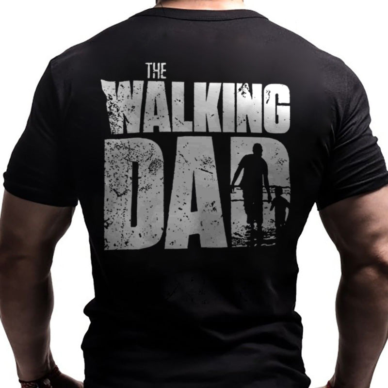 Vikings The Walking Dad Printed Men's T-shirt FitBeastWear