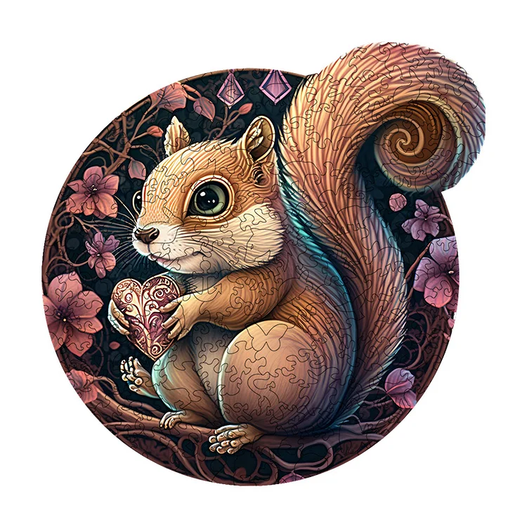 Squirrel Wooden Jigsaw Puzzle