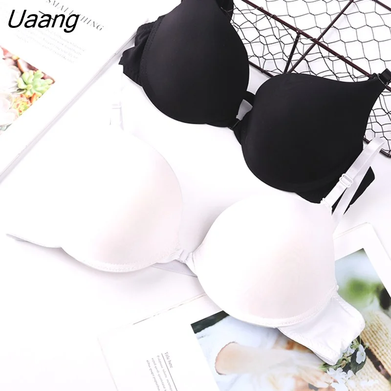 Uaang Colors Fashion Women Sexy Lingerie Front Closure Lace Push Up