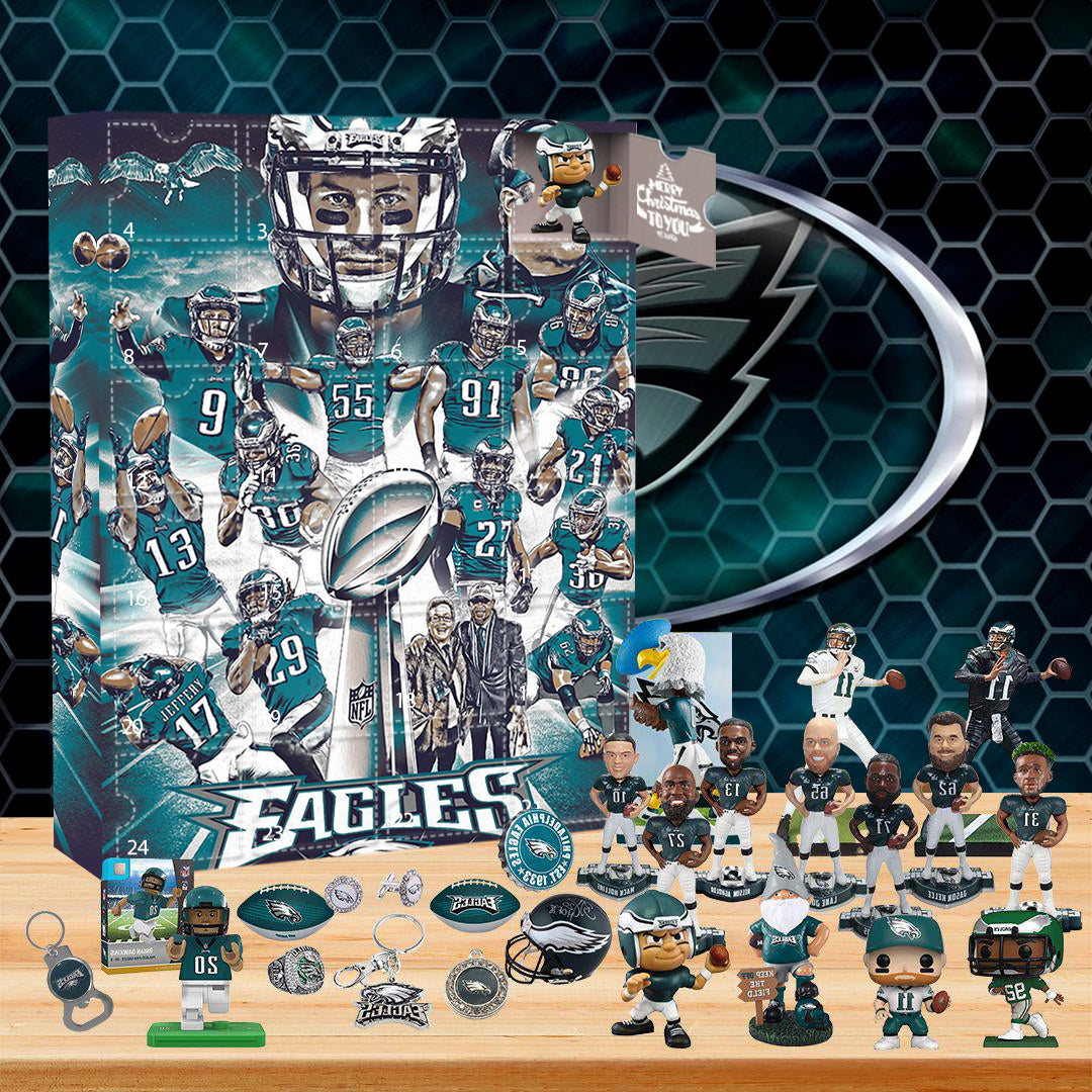 2024 Philadelphia Eagles Advent Calendar -- The One With 24 Little Doors