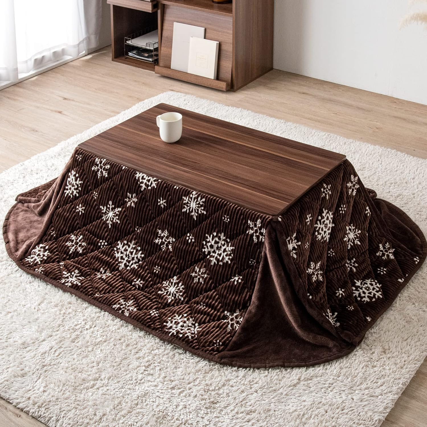 タンスのゲン こたつ 2点セット 【こたつ本体+掛布団】 89×49cm 長方形