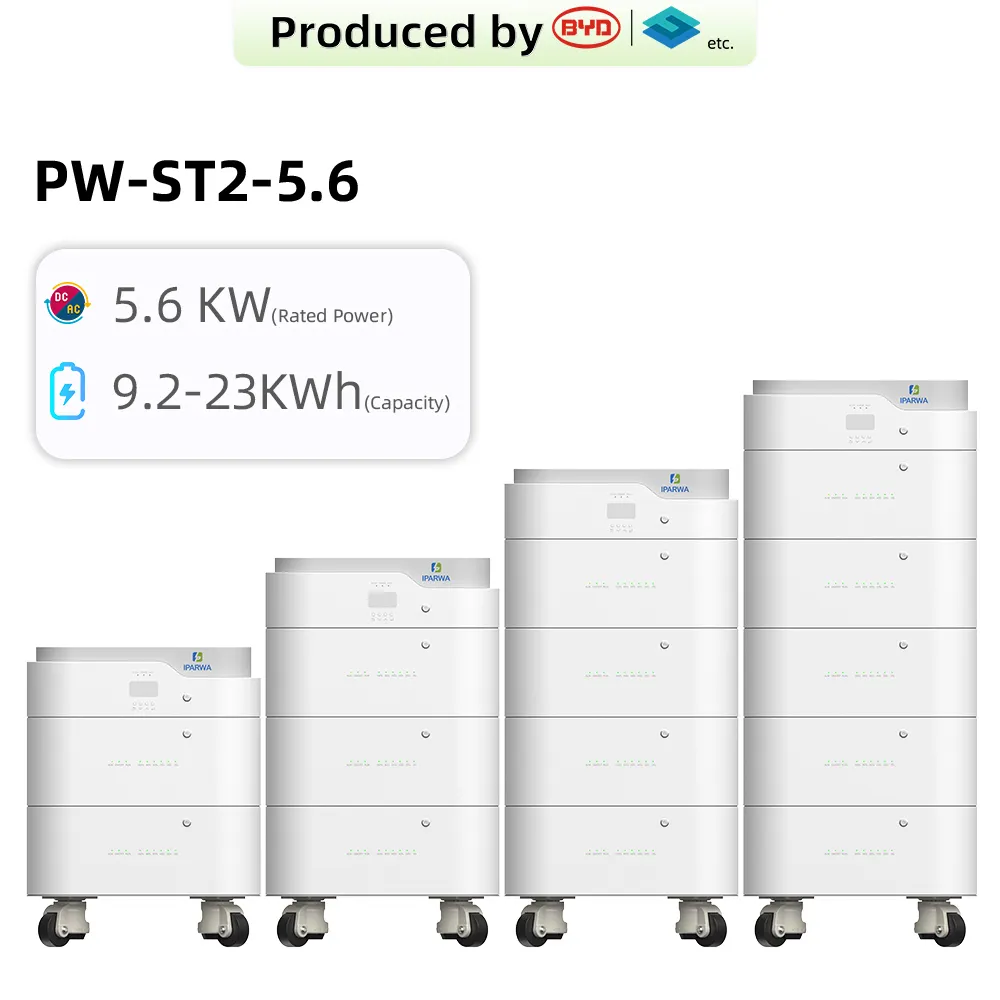 Iparwa 3kw 5kw 10KWh 76KWh All In One Stackable Solar Energy Storage System