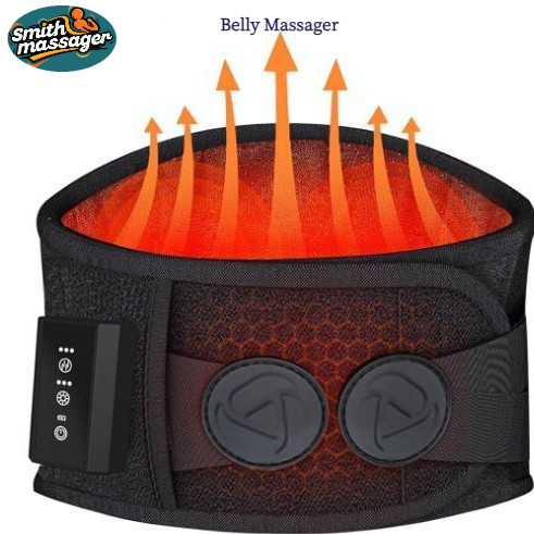 Massage belt vibration hot compress waist back massager Massage belt vibration hot compress waist back massager