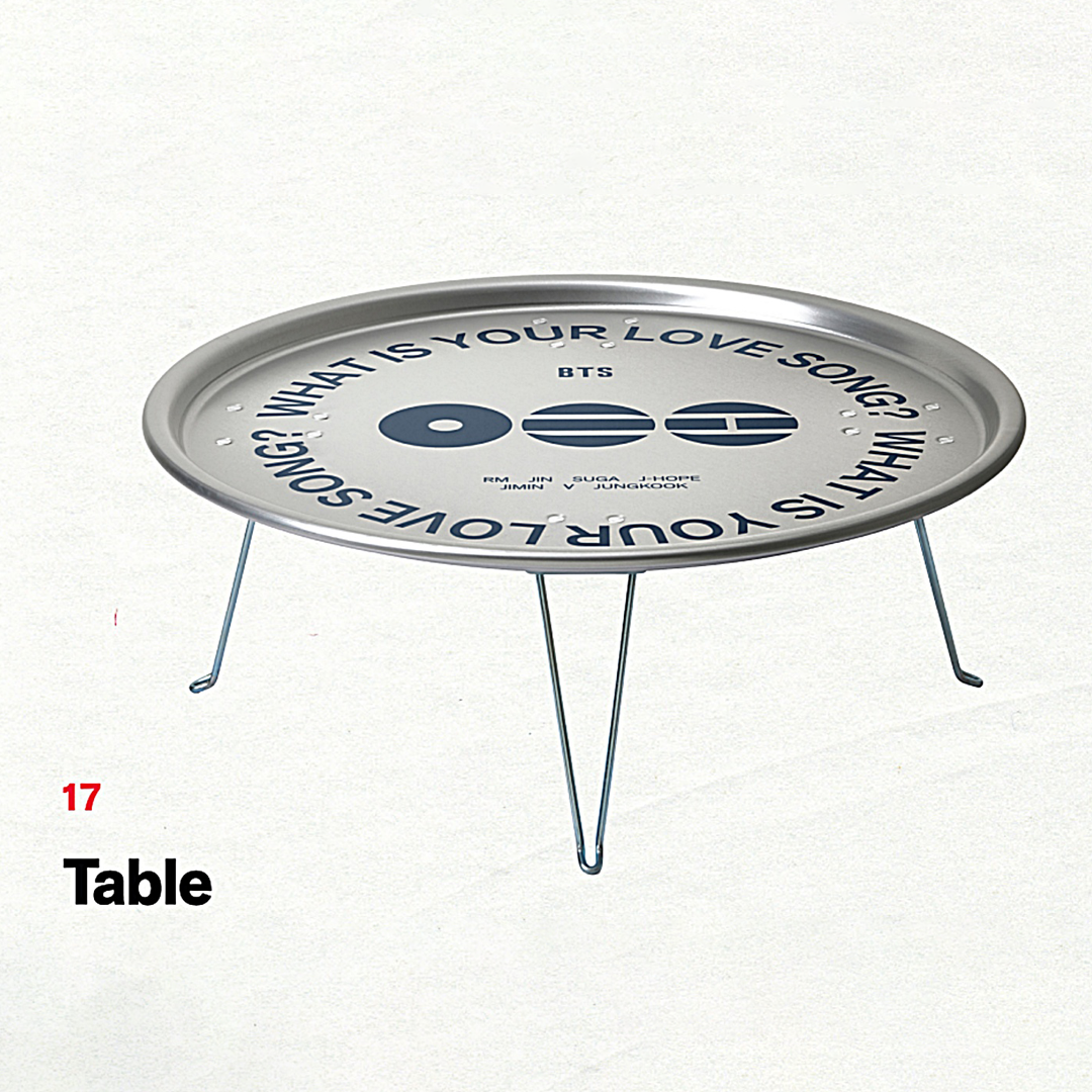 BTS アリラン　テーブル [ARIRANG]Table BTS Arirang Album Table | 2026 World Tour Official Lifestyle Decor 💜