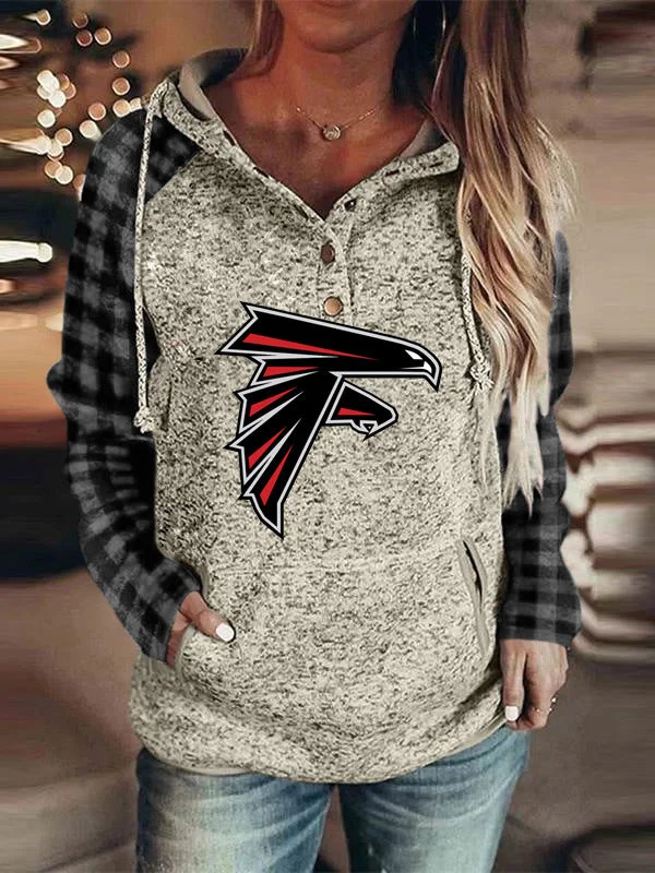 Atlanta Falcons
Fashion Printed Patchwork Hoodie