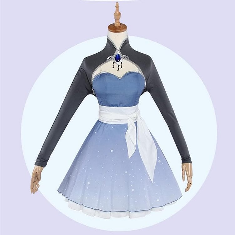 RWBY 4 Weiss Schnee White Cosplay Costume SP179755