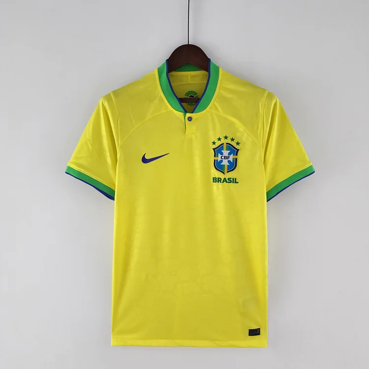 Brazil Home Shirt Kit World Cup 2022