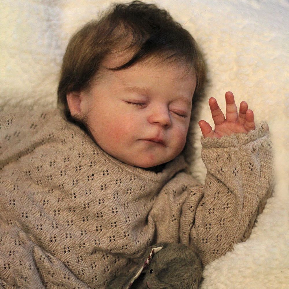 [New] 20" Realistic And Lifelike Reborn Baby Newborn Sleeping Doll Named Welaya