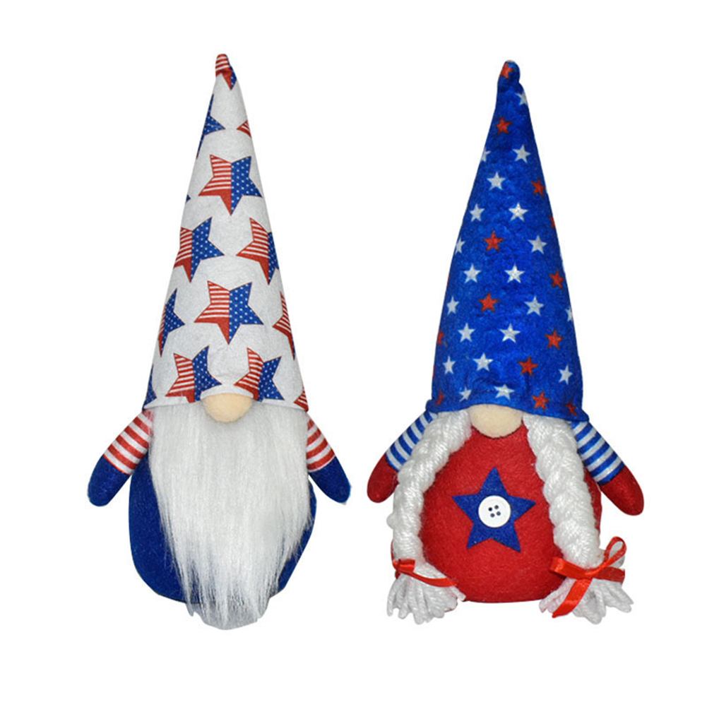 Patriotic Gnome Star Faceless Plush Doll Ornament Independence Day Decor, 501 Original
Patriotic Gnome Star Faceless Plush Doll Ornament Independence Day Decor, 501 Original