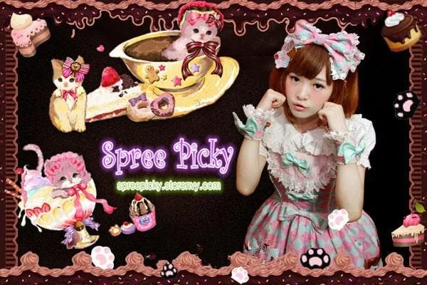 Lolita Cream Cat Hair Bow KC SP130254