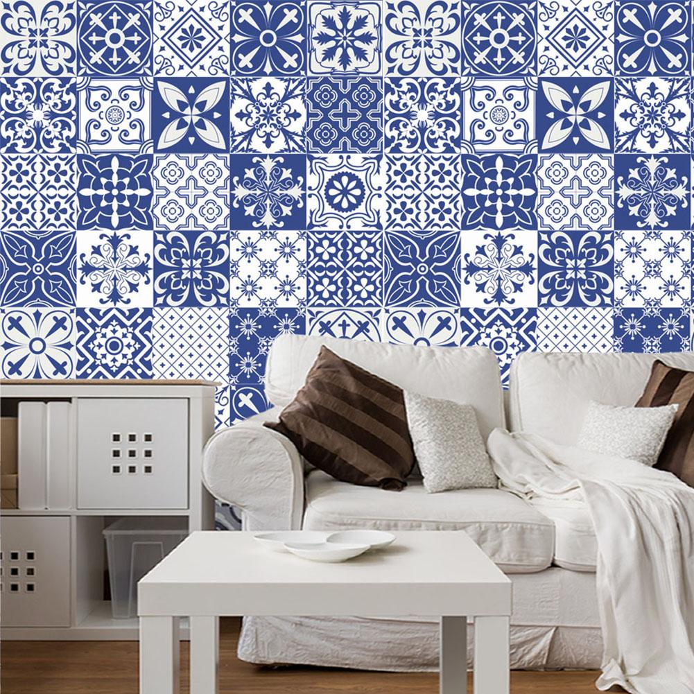 Mediterranean Style Vintage Flower Square Self Adhesive PVC Tile Stickers, 501 Original
Mediterranean Style Vintage Flower Square Self Adhesive PVC Tile Stickers, 501 Original
