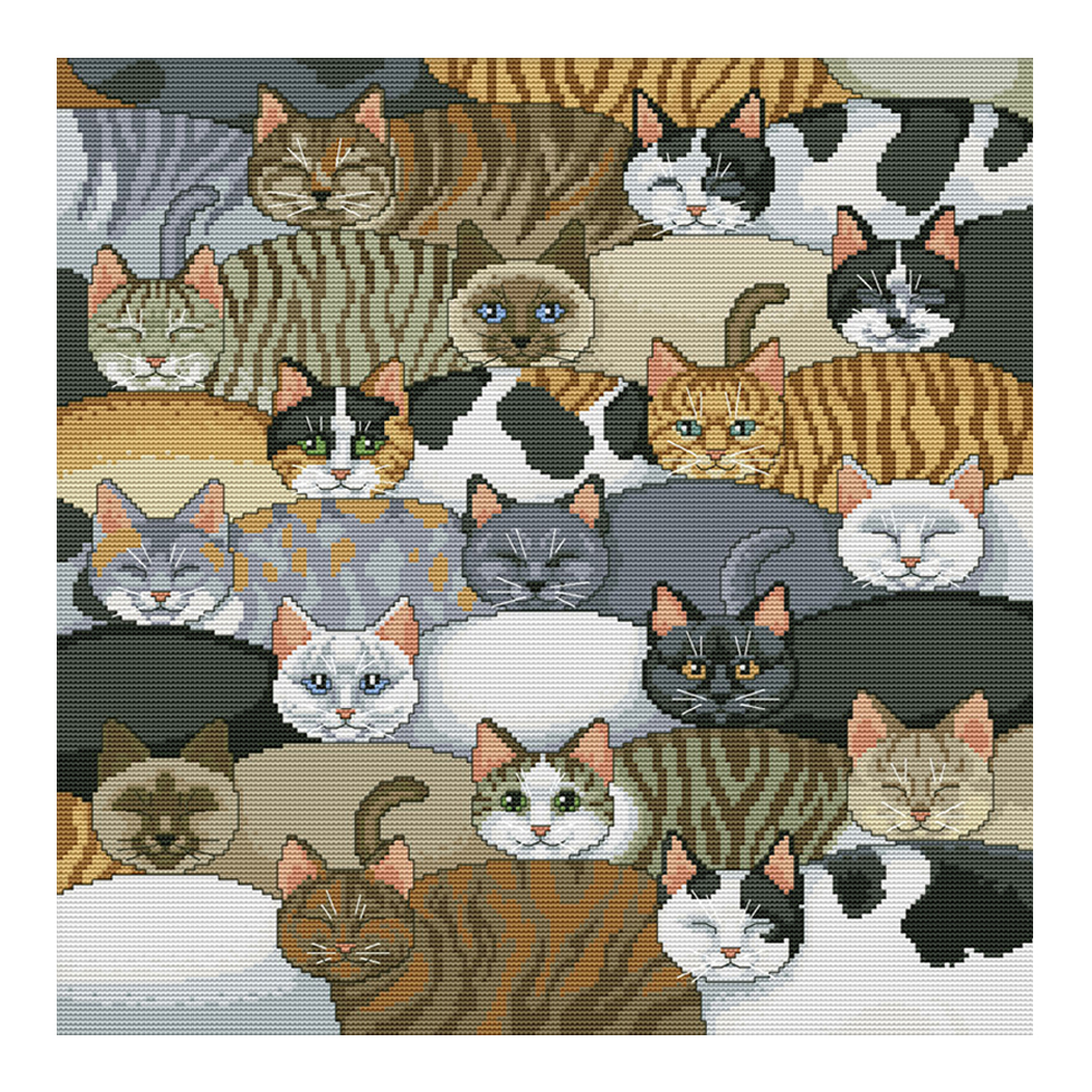 Cats cross stitch kits