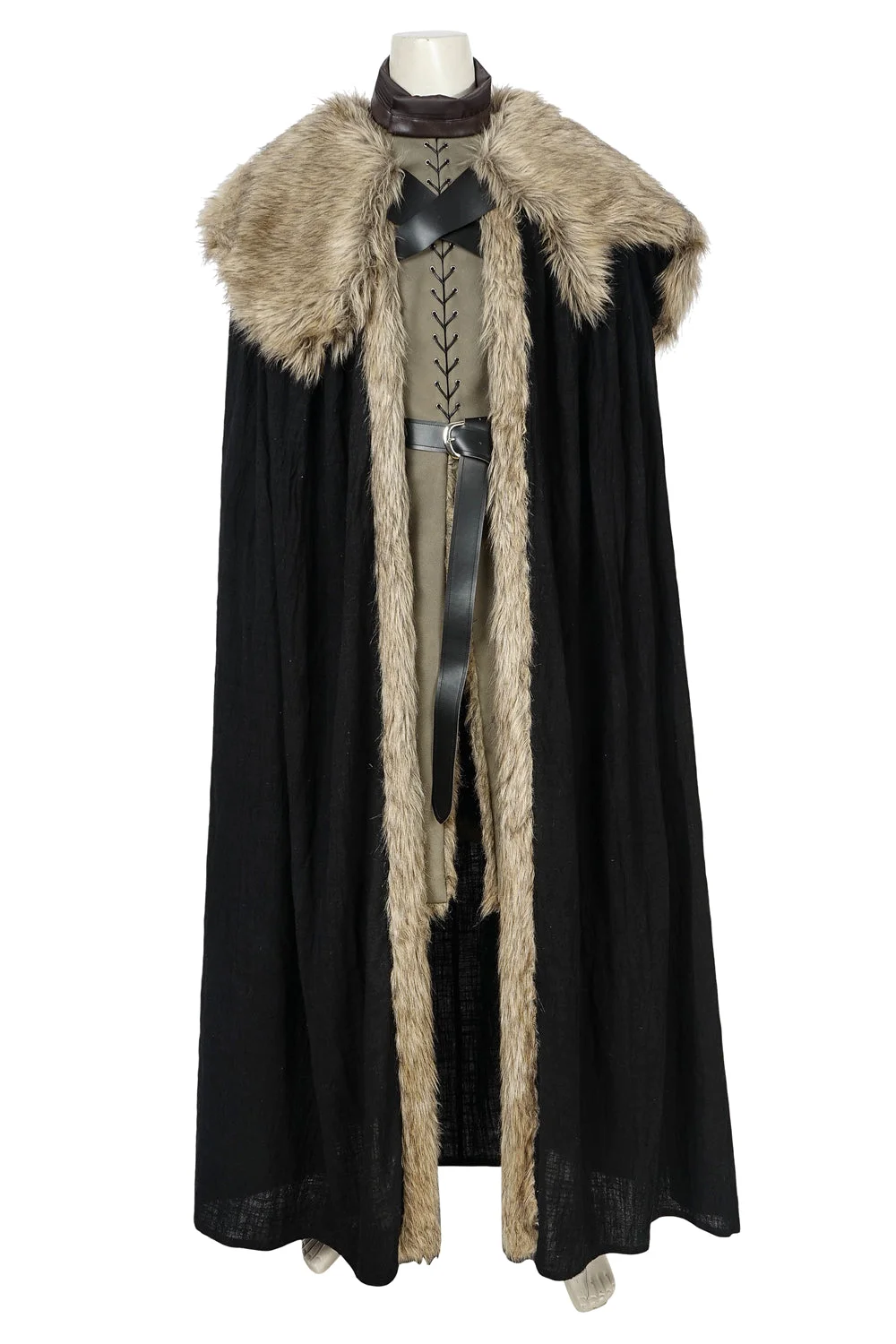 Jon Snow Cosplay Costume King of The North Outfits Game of Thrones S8 Cosplay