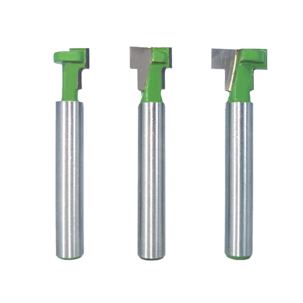 1/4 Shank 6mm T-Slot Cutter Router Bit T Slotting Milling Cutter for Wood, 6*3/8, 501 Original
1/4 Shank 6mm T-Slot Cutter Router Bit T Slotting Milling Cutter for Wood, 6*3/8, 501 Original