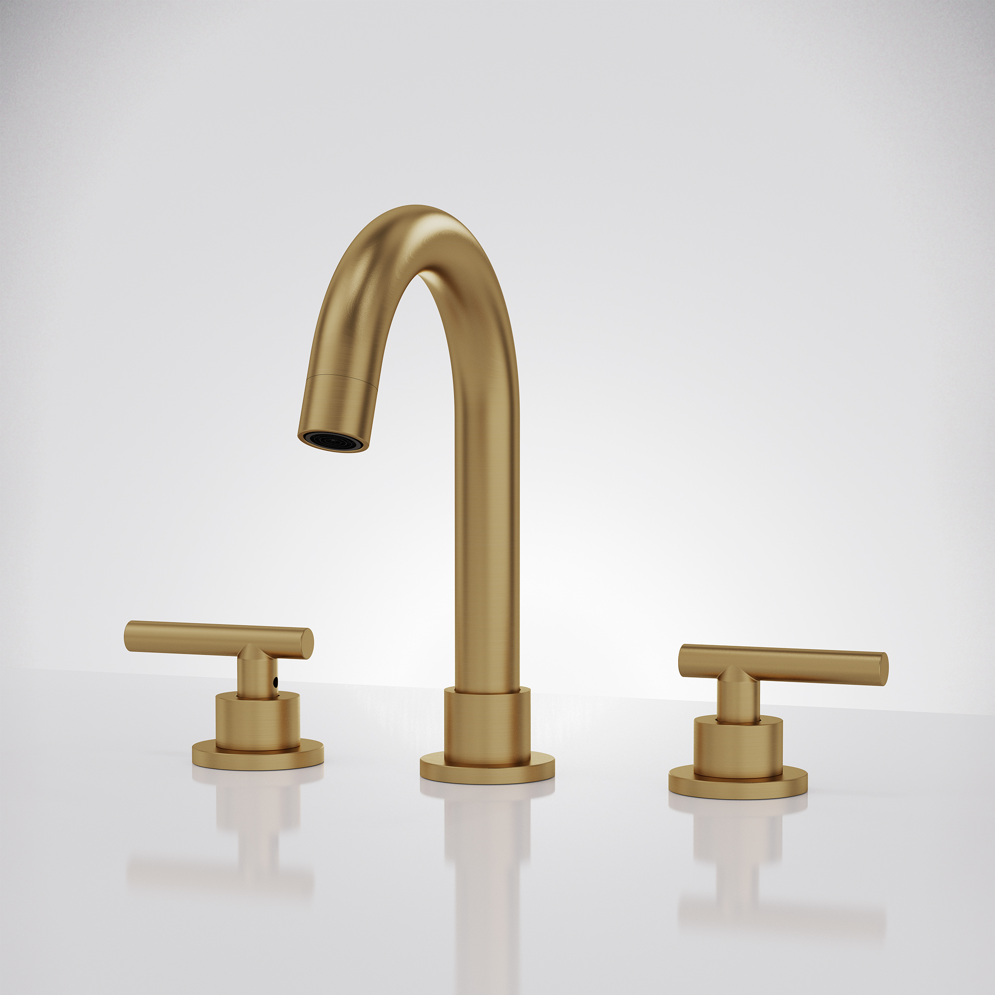Two Handles Widespread Bathroom Faucet 8