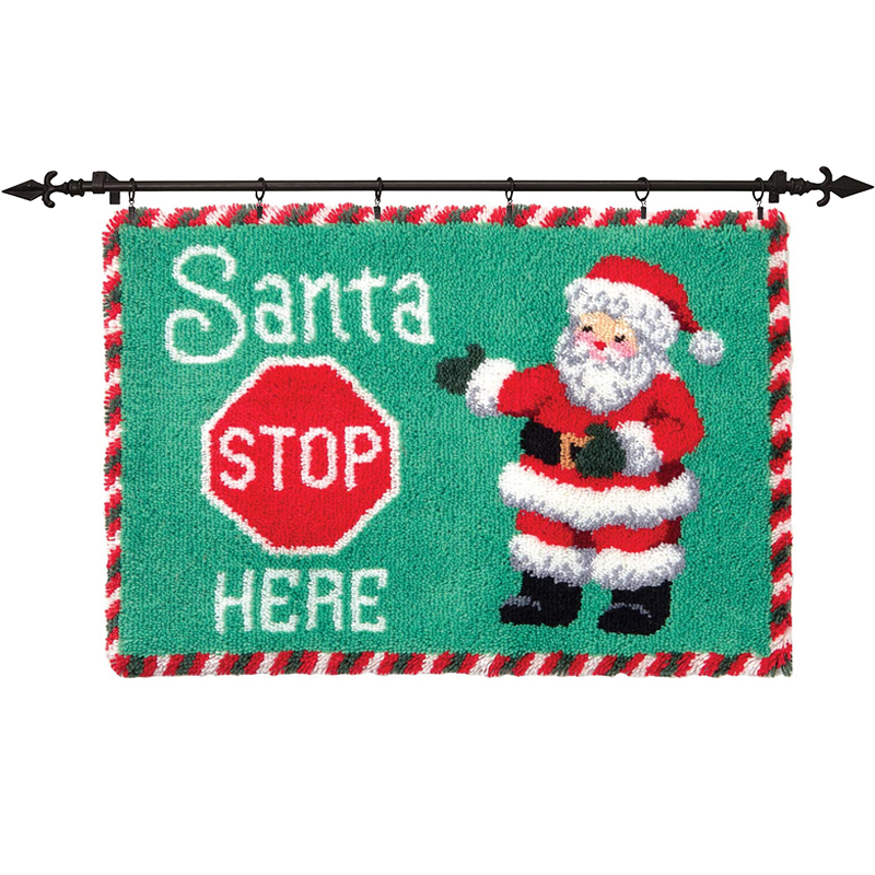 Santa Claus Latch Hook Rug Kit