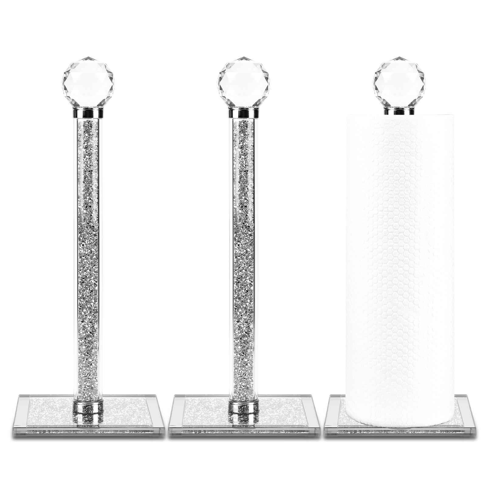 Countertop Paper Towel Holder - Silver Crystal Stand Up Paper Towel Holders, 501 Original
Countertop Paper Towel Holder - Silver Crystal Stand Up Paper Towel Holders, 501 Original