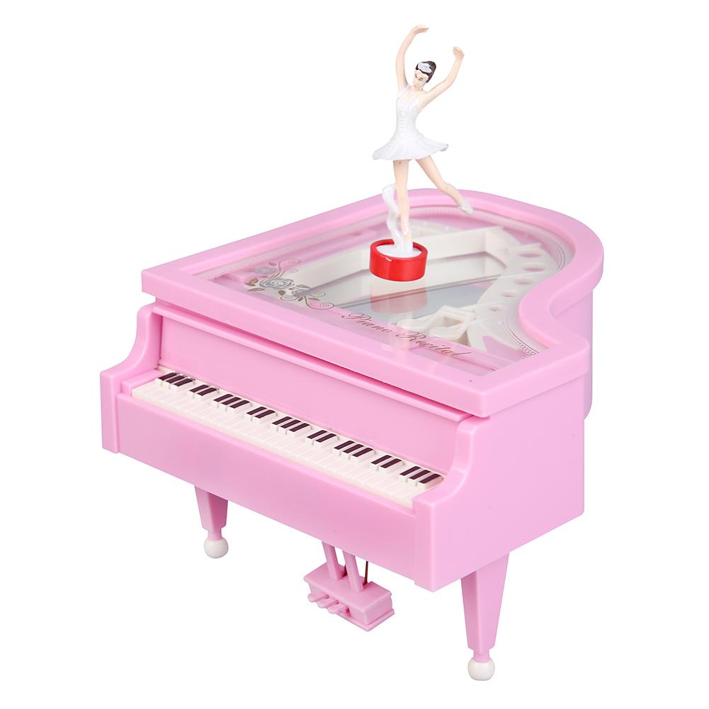 Romantic Piano Dancing Ballerina Music Box Clockwork Musical Boxes (Pink, 501 Original
Romantic Piano Dancing Ballerina Music Box Clockwork Musical Boxes (Pink, 501 Original
