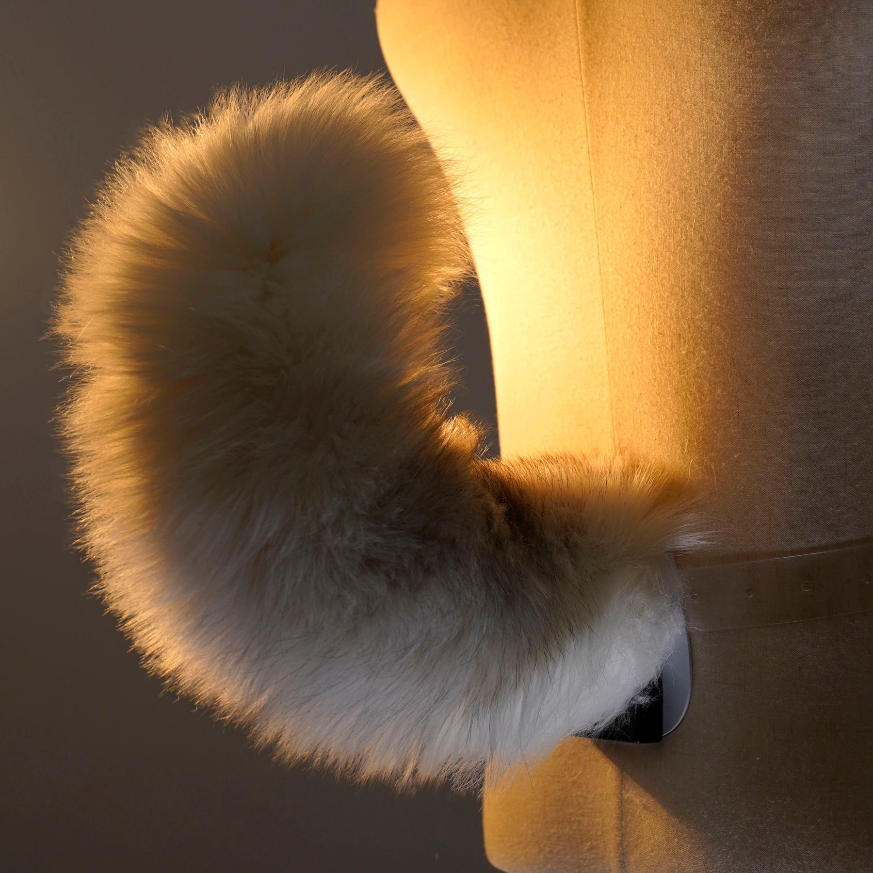 Brown & high quality White Fursuit Tail