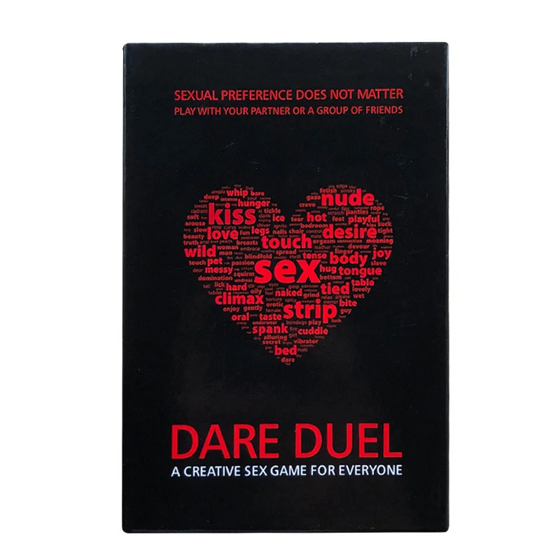 Dare Duel - A Romantic Game For Couples - Rose Toy