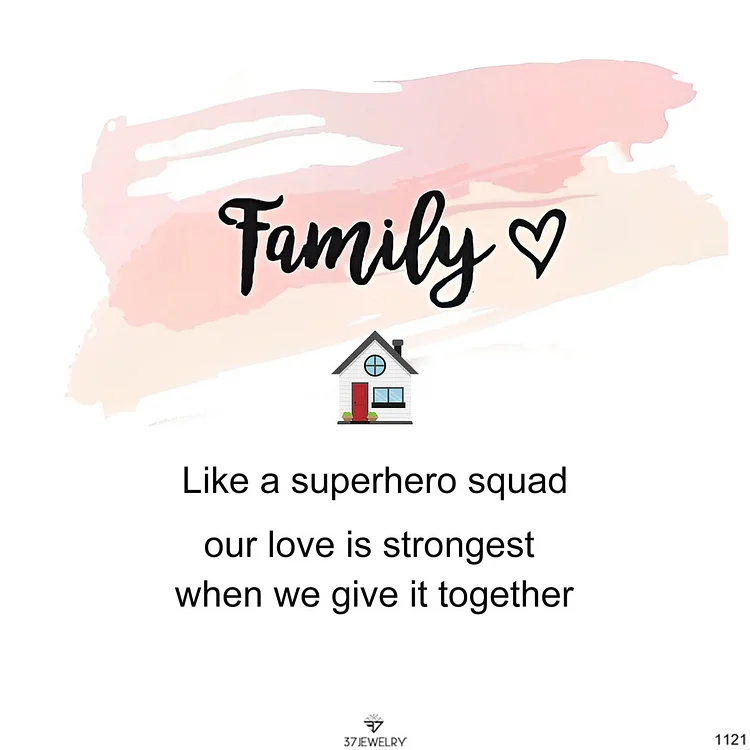 Gift Card - For Family Our Love Is Strongest When We Give It Together