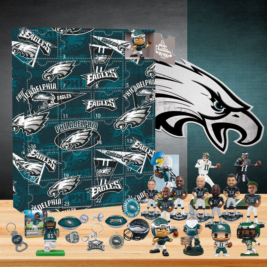 2024 Philadelphia Eagles Advent Calendar -- The One With 24 Little Doors