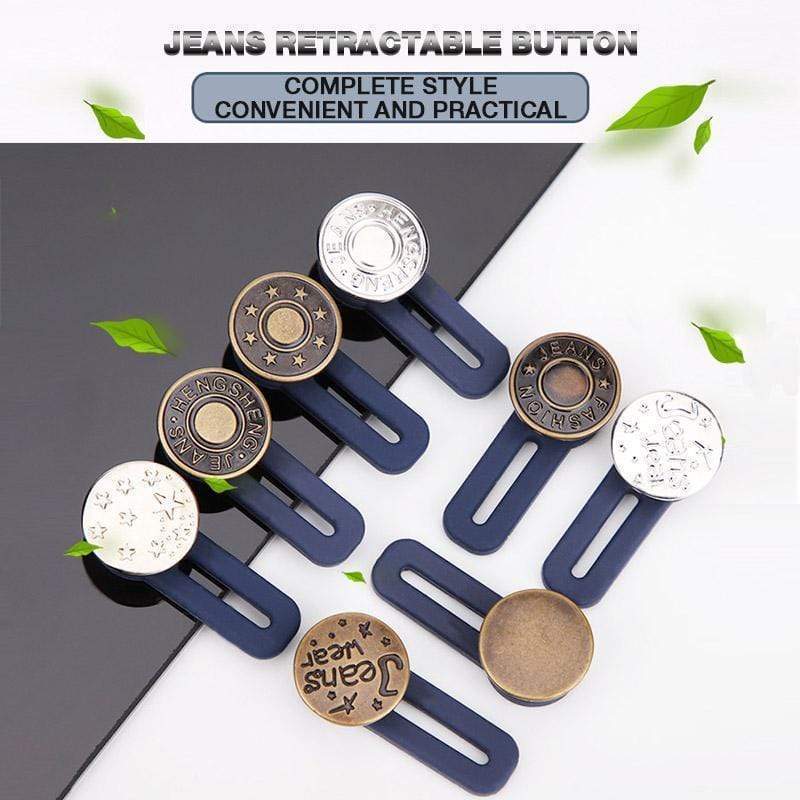 3pcs Magic Buttons Jeans Retractable Button Waist Extender Button