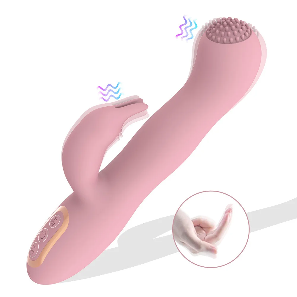 2-in-1 Stimulating Rabbit Vibrator Rosetoy Official