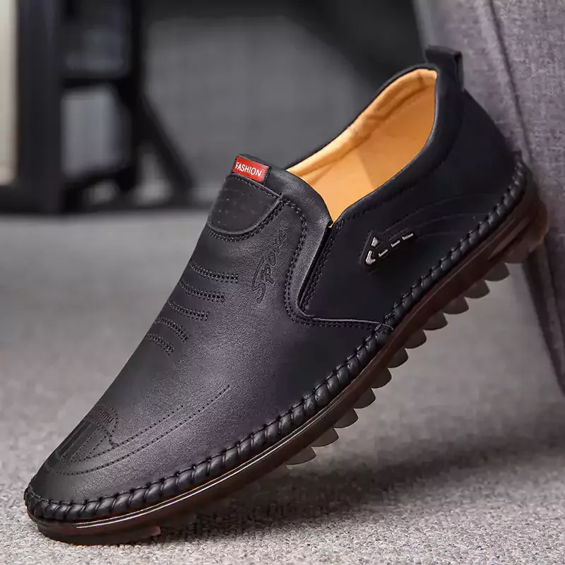 Letclo™ New Leather Shoes Non-slip Business Casual Men's Shoes letclo Letclo