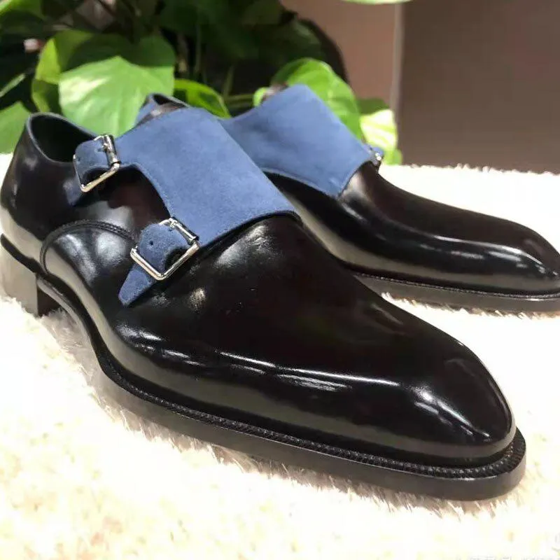 Monk Shoes Men's Shoes Goodyear Office Wedding Leather Shoes