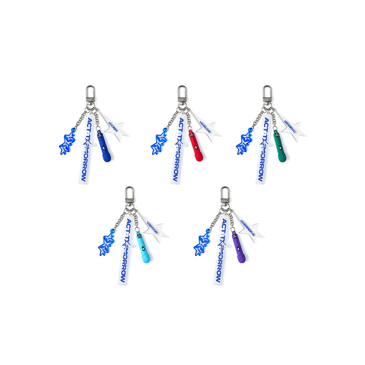 TXT テヒョン　act tomorrow グッズヘアピン TXT World Tour ACT : TOMORROW Mic Keyring