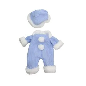 [Suitable for 12'' Mini doll]2 Psc Corduroy Jumpsuit Suit Baby Clothes for 12 Mini Reborns