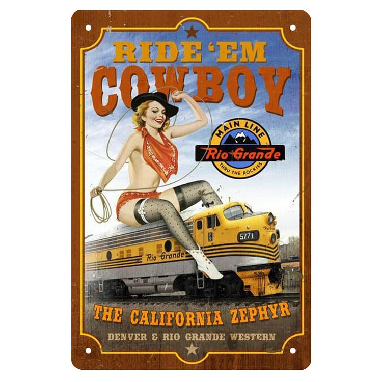 Sexy Girl Metal Plate Tin Sign Plaque Poster Wall Art for Bar Club (I)