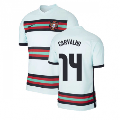 Portugal William Carvalho 14 Away Shirt Kit UEFA Euro 2020