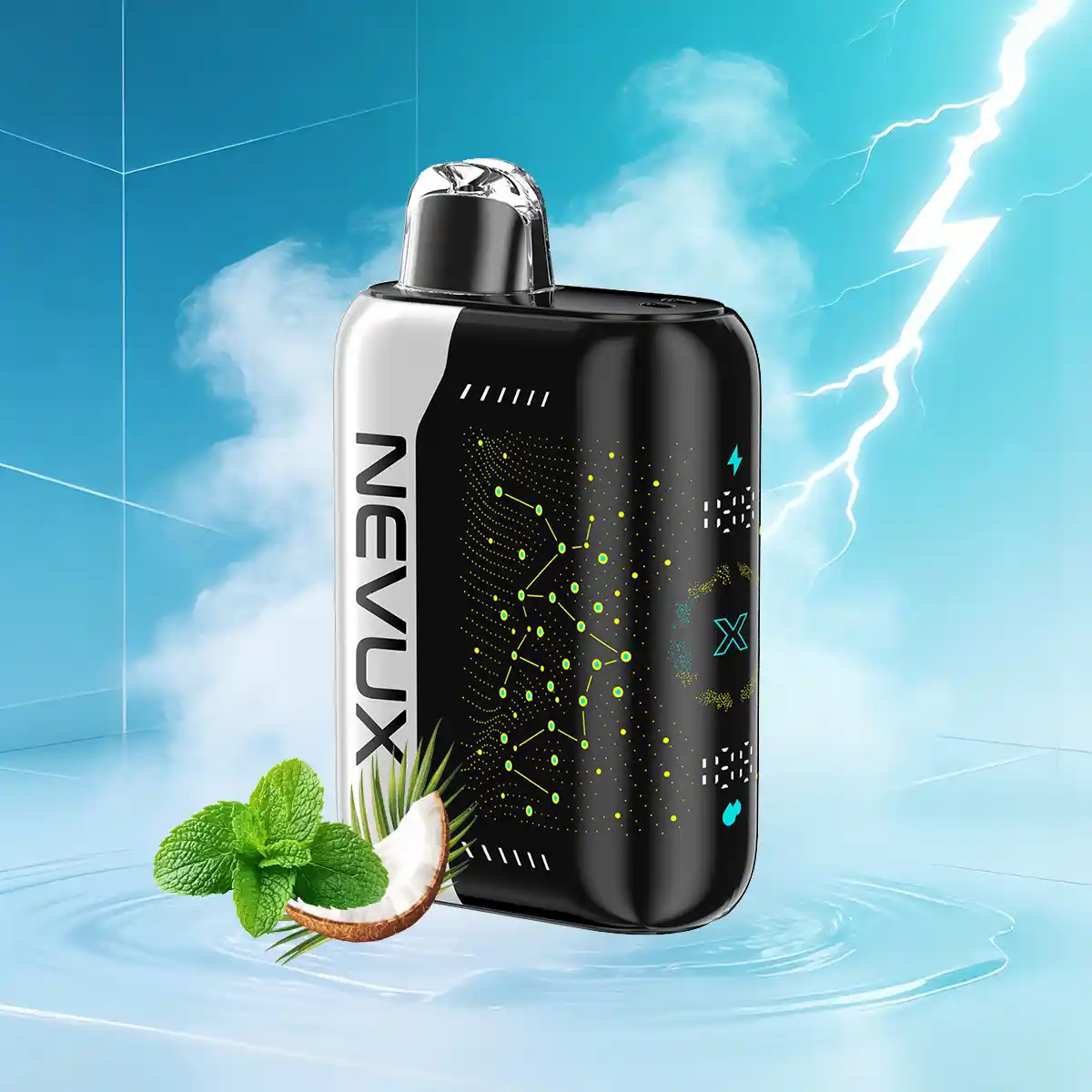 Geek Bar Pulse Cool Mint Geek Bar Pulse X 25000 - Miami Mint (Zero Nicotine)  Disposable Vape Geek Bar Pulse X Miami Mint No Nicotine