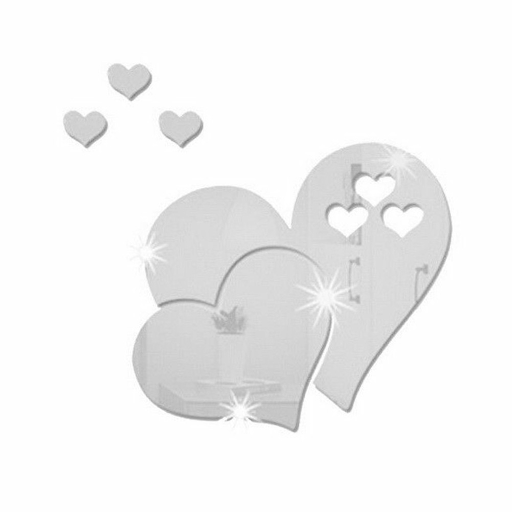 3D Heart-shaped Acrylic Wall Stickers DIY Home Decors Art Mirror Stickers, 501 Original
3D Heart-shaped Acrylic Wall Stickers DIY Home Decors Art Mirror Stickers, 501 Original