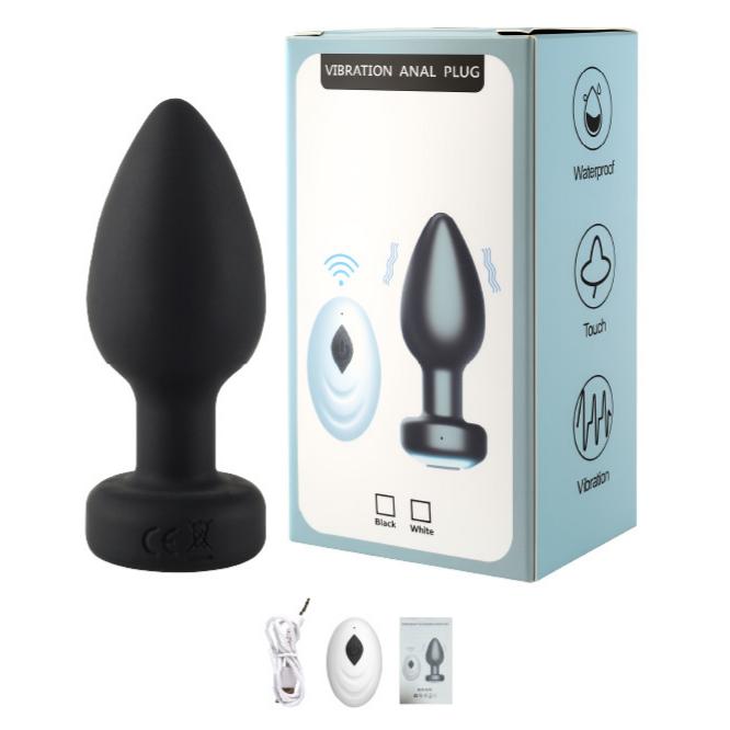 Unity - 10-Speed Vibrating App Controlled Silicone Anal Toy Multicolor Butt Plug By Rose Toy
