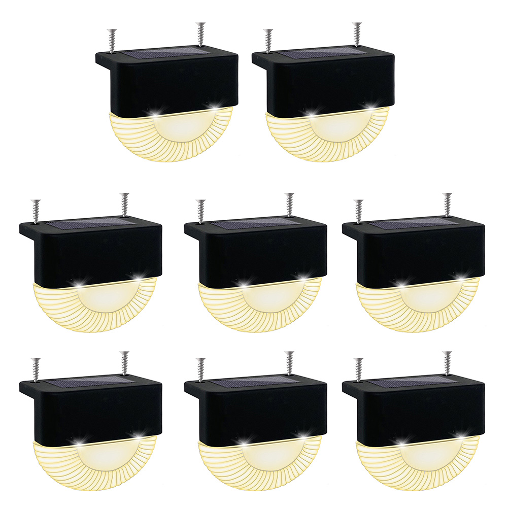 8pcs LED Solar Outdoor Waterproof Step Lamp Yard Fence Sensor Wall Lights, Rgb, 501 Original
8pcs LED Solar Outdoor Waterproof Step Lamp Yard Fence Sensor Wall Lights, Rgb, 501 Original