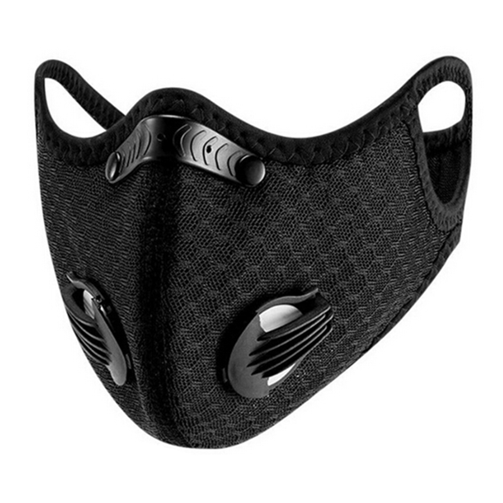 Cycling Face Mask Cover with Activated Carbon Filter + Breathing Valve, Black, 501 Original
Cycling Face Mask Cover with Activated Carbon Filter + Breathing Valve, Black, 501 Original