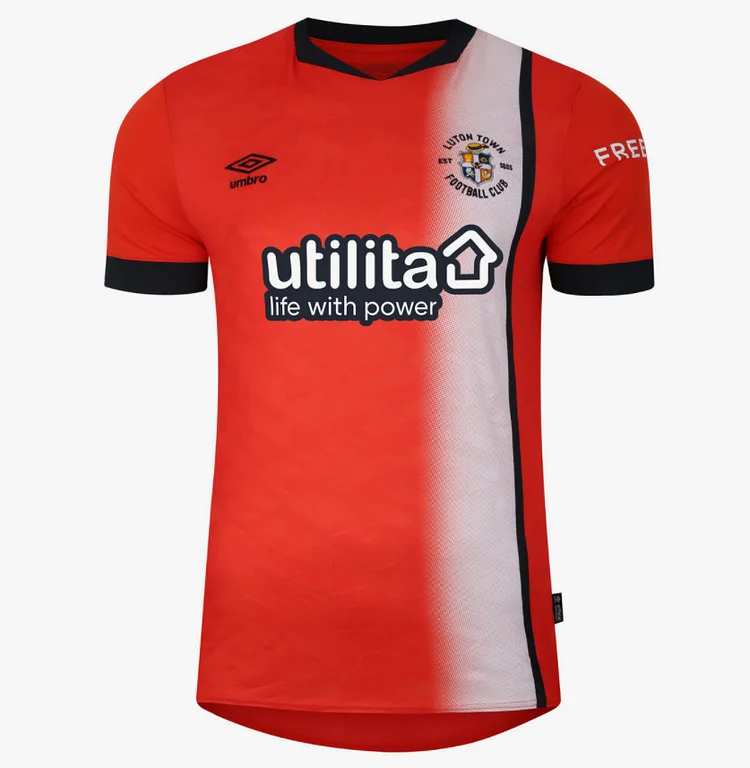 Luton Town Home Shirt Top Kit 2023-2024 - Red