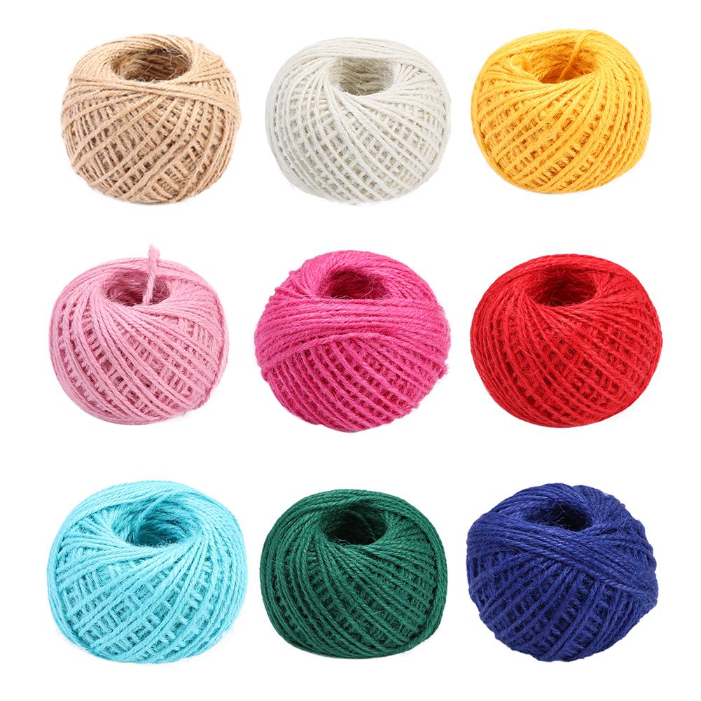 50m/roll Natural Hemp Rope Jute Twine Burlap String Wrapping Cords Thread, White, 501 Original
50m/roll Natural Hemp Rope Jute Twine Burlap String Wrapping Cords Thread, White, 501 Original