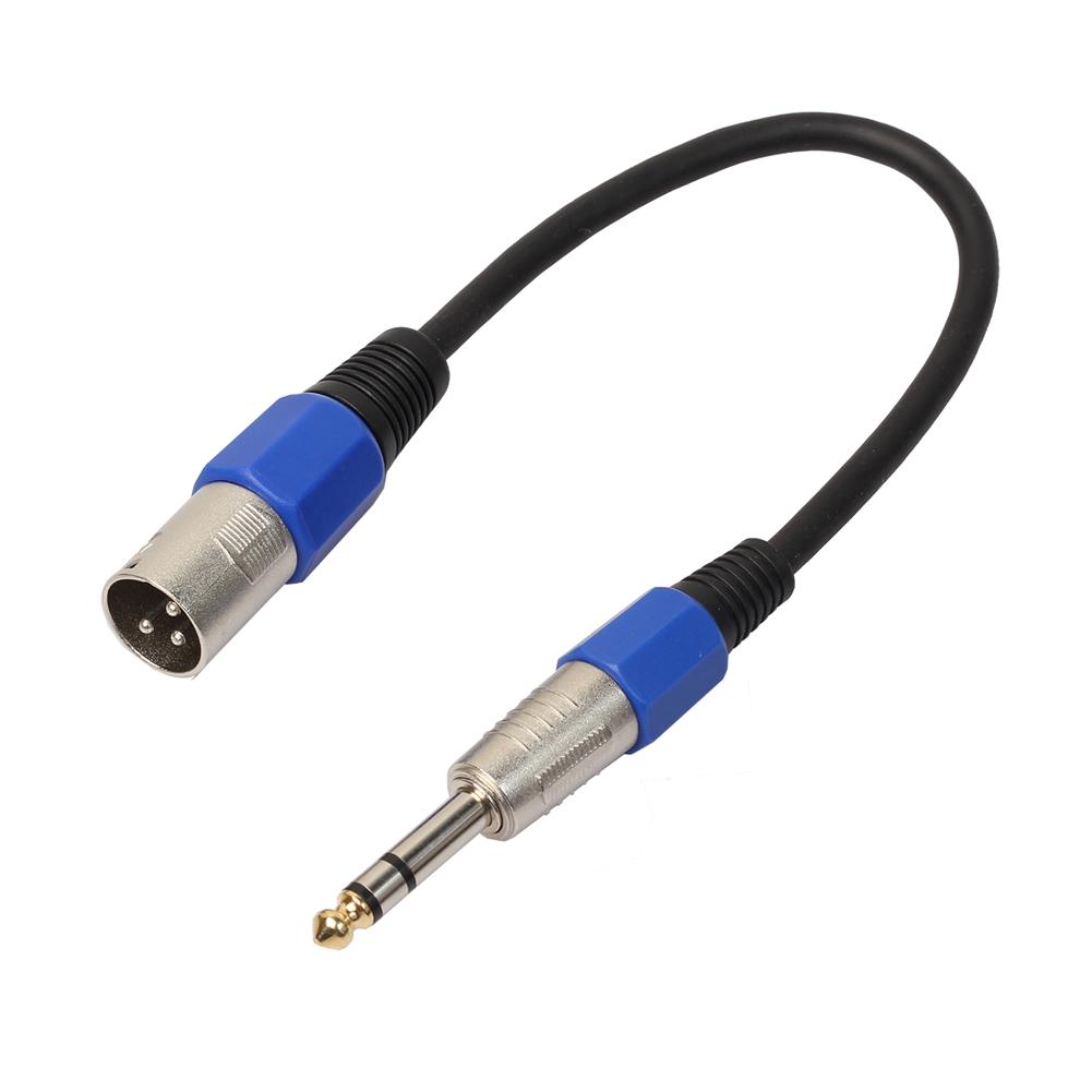 3P XLR Male Jack to 1/4 6.35mm Female Plug Stereo Microphone Adapter Cable, 501 Original
3P XLR Male Jack to 1/4 6.35mm Female Plug Stereo Microphone Adapter Cable, 501 Original