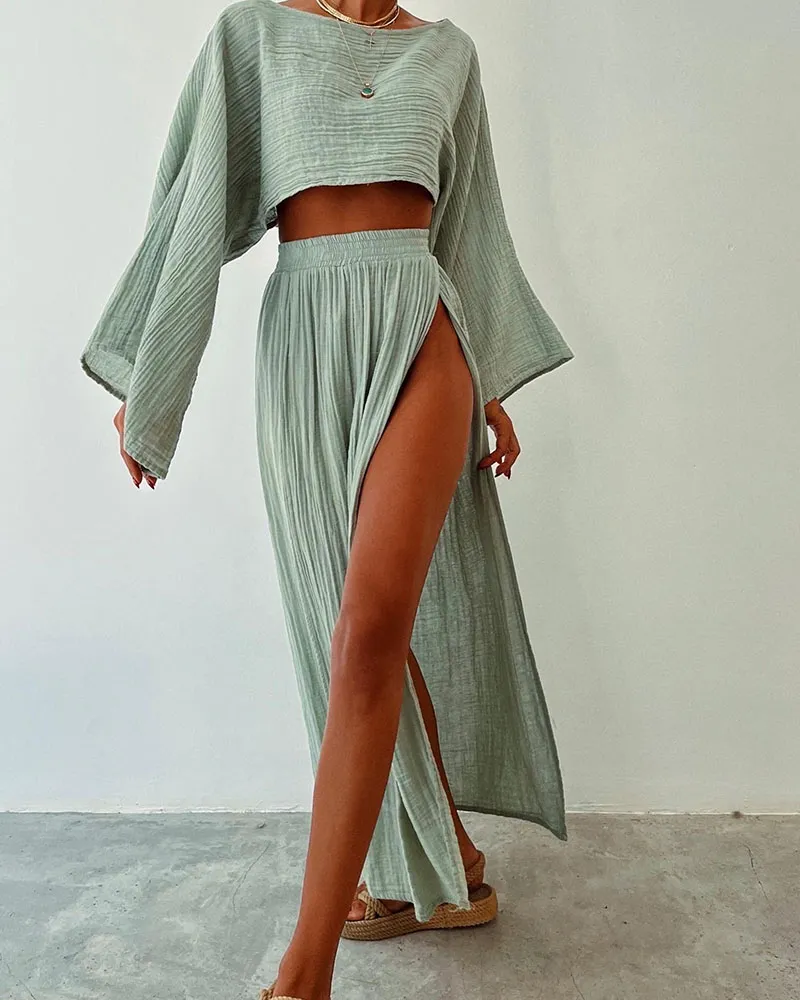 Women's Linen Clothing-1