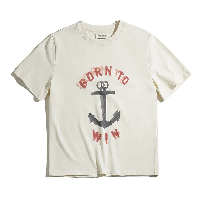 TIMSMEN Casual Born To Win Short Sleeves T-shirt