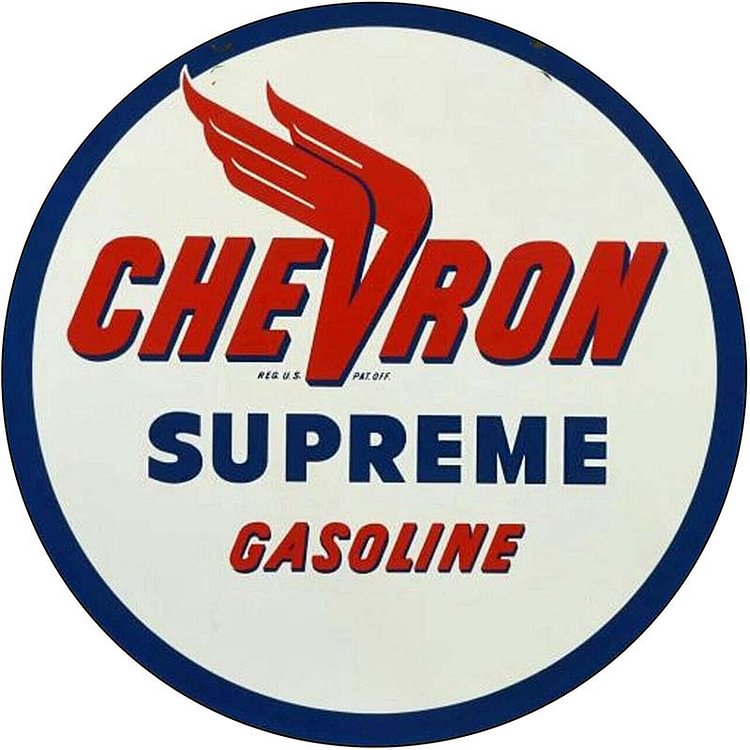 Chevrolet Garage Motor Oil - Round Tin Signs/Wooden Signs - 30*30CM