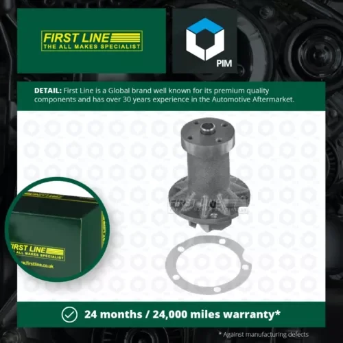Dronehint Water Pump fits MERCEDES /8 W114, W115 68 to 77 Coolant Firstline 1102000120 New Parts