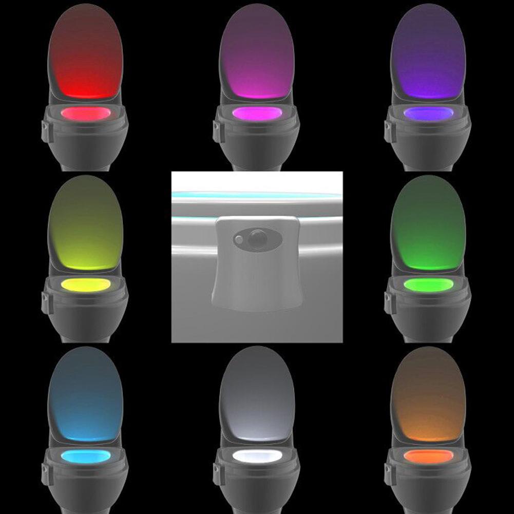 2pcs LED Toilet Nightlight 8 Colors Automatic Body Motion Sensor Seat Lamp, 501 Original
2pcs LED Toilet Nightlight 8 Colors Automatic Body Motion Sensor Seat Lamp, 501 Original