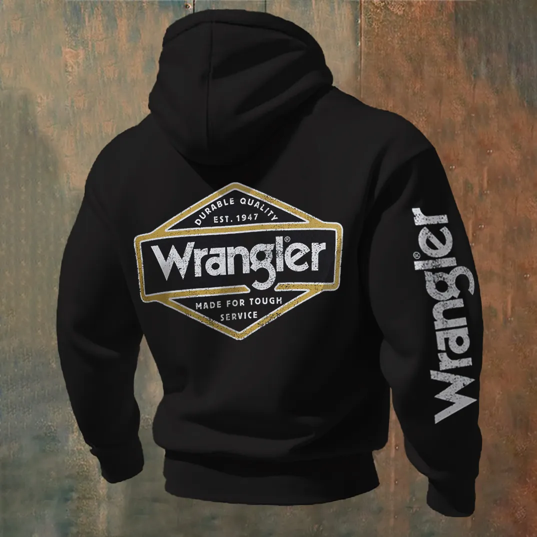 Stylish Unique Logo Design Men's Hoodie